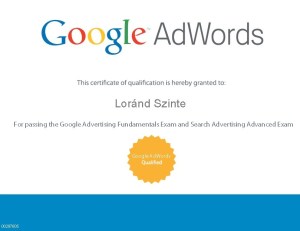 google adwords gap vizsga