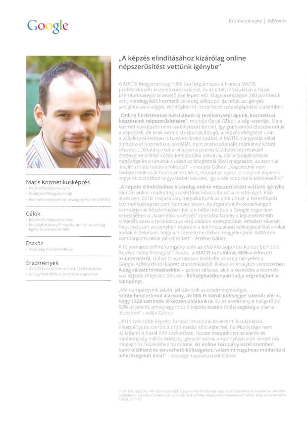 kozmetikuskepzes.com-adwords esettanulmány
