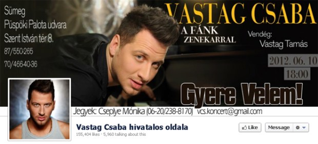 vastag csaba rajongói oldala