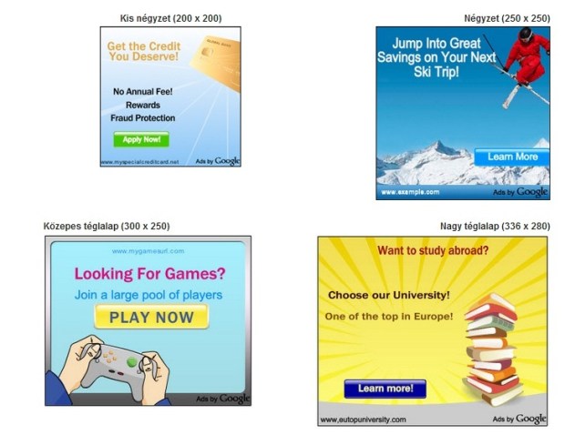 Adsense méretelk - Szinte Loránd online marketing