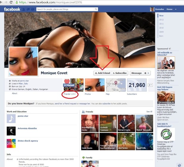 5000 friends facebook