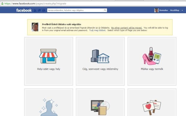 személyes facebook -ból rajongói oldalt