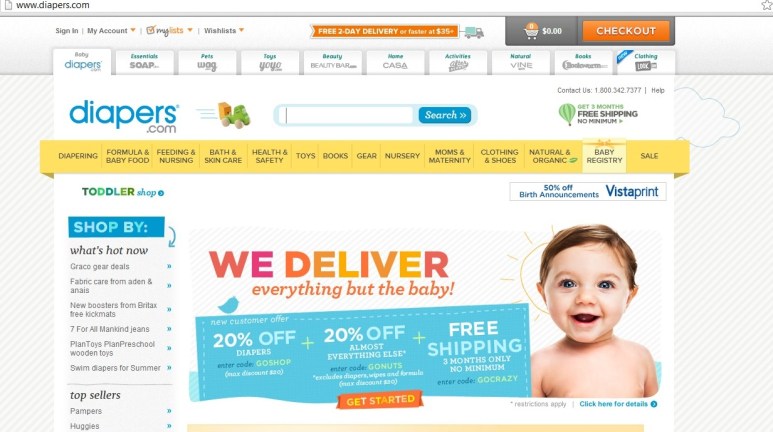 diapers webshop
