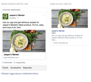 fb hirdetés