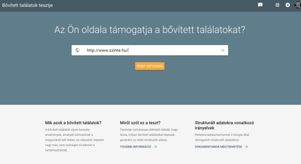 Google bővített találatok