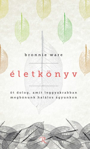 Bronnie Ware sokáig nem találta a helyét a világban. Sosem hitte volna, hogy élete akkor nyer értelmet, munkája akkor válik tartalmassá, amikor betegápolónak jelentkezik. Éveken át hospice-nővérként szolgált haldoklók mellett. Betegei életének fontos szereplőjévé vált, az ő életének pedig meghatározó tapasztalatai lettek a betegeivel folytatott beszélgetései és a mellettük töltött hónapok. Ms. Ware blogot írt ezekről az élményekről. Blogjának egyik bejegyzésében arról írt, hogy mit bánnak meg leggyakrabban halálos ágyukon a betegek. A „The Top Five Regrets of the Dying” c. bejegyzés bejárta a világot. Jelen könyvében Bronnie Ware saját életét mutatja be. Arról számol be, hogy hogyan értette meg azt, hogy a teljes életre tudatosan lehet és kell törekedni, hogy aztán lelkünkben békével zárhassuk le azt. Felismeréseit a saját maga és betegei életéből vett példákkal gazdagon illusztrálja – őszintén, részvétteljesen.